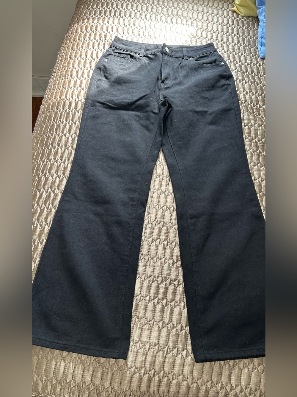 G.I.L.I. Black Wide Leg Jeans - Flare Style
